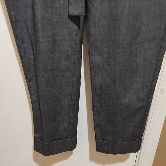 🌺 Near New Sparkle & Fade Pleated & Cuffed Dress Pants - Picture 3 of 9